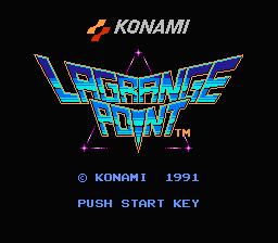 Lagrange Point — Title screen